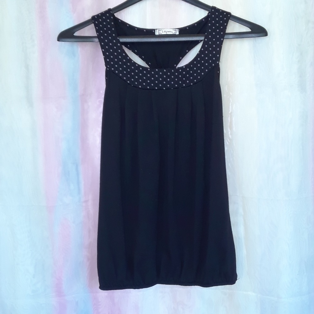 Black Racerback Top - Picture 1 of 6